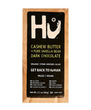 Dark Chocolate Bar Cashew Butter + Pure Vanilla Bean - 2.1 oz. (60g)