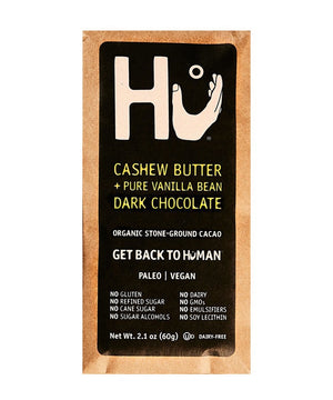 Dark Chocolate Bar Cashew Butter + Pure Vanilla Bean - 2.1 oz. (60g)