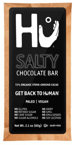 Dark Chocolate Bar Salty ORGANIC 2.1 oz. (60g)