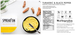 CREAM CHEESE 183g TURMERIC & BLACK PEPPER