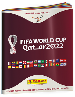 SOFT COVER ALBUM + 40 STICKERS WORLD CUP SOCCER QATAR 2022