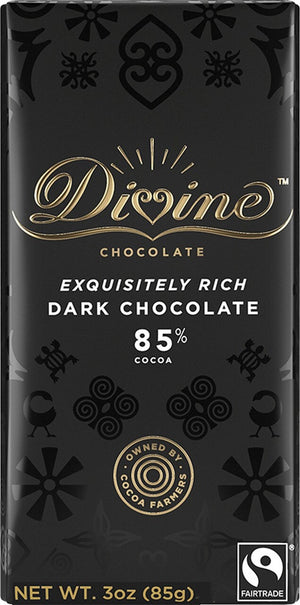 BARRE DIVINE 85G CHOCOLAT NOIR 85%