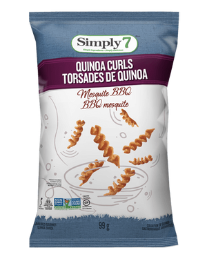 CHIPS CURL SIMPLY7 99G QUINOA BARBECUE