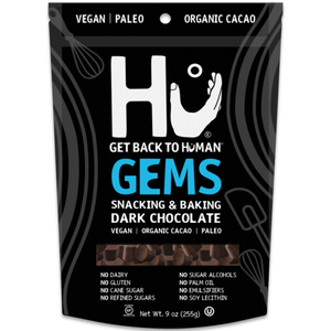 GEMS 255g SNACKING AND BAKING DARK CHOCOLATE (melted and reshaped)