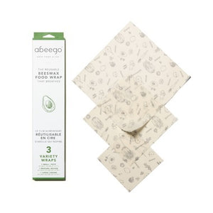 WRAP FOOD BEESWAX #3 REUSABLE VARIETY PACK