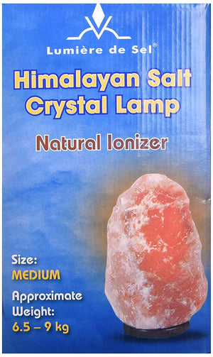 HIMALAYAN SALT CRYSTAL LAMP MEDIUM SIZE