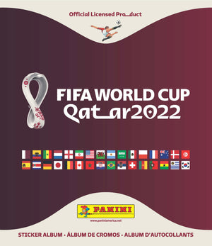 HARD COVER ALBUM + 50 STICKERS WORLD CUP SOCCER QATAR 2022
