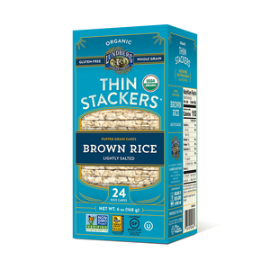 THIN STACKERS BIO 167g LIGHTLY SALTED brown rice