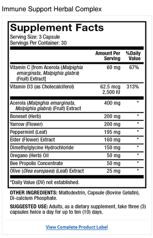 SOUTIEN IMMUNITAIRE 90 gélules