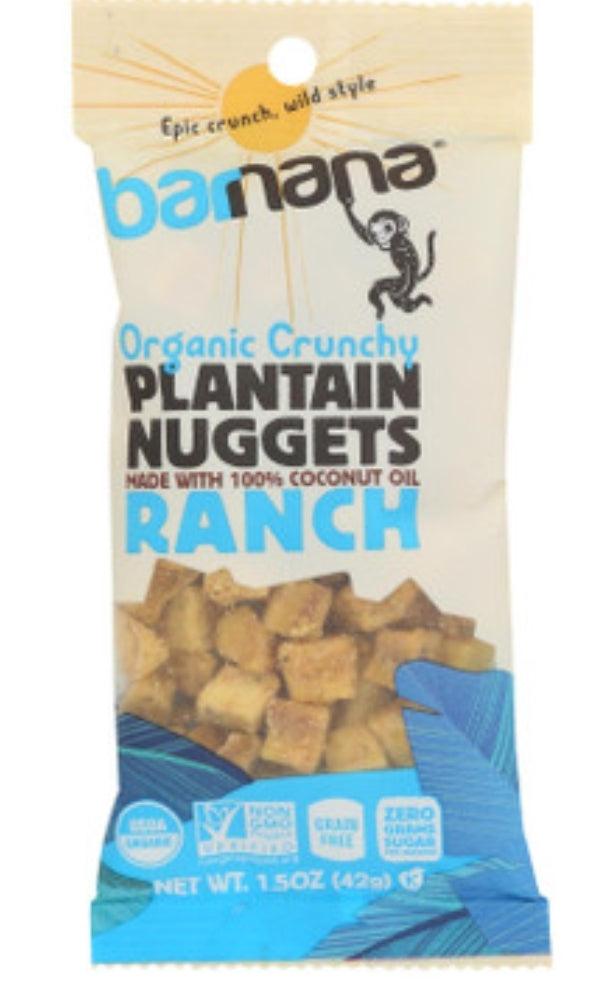 PLANTAIN NUGGETS 42G RANCH BARNANA Nature Sante
