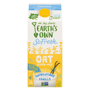 LAIT 1.75L UNSWEETENED VANILLA EARTH'S OWN