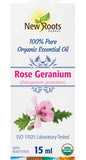 ROSE GERANIUM ORGANIC 15 ml NEWROOTS