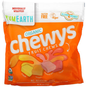 CHEWYS FRUIT 227G ORG YUMEARTH